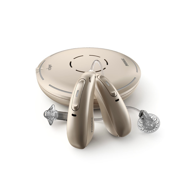 Phonak Audéo mit Roger Select Streaming-Zubehör
